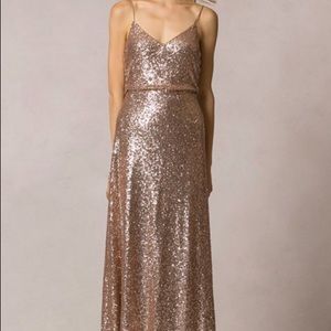 Jenny Yoo Jules Rose Gold size 8